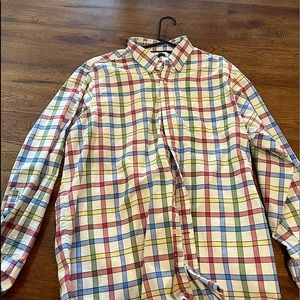Colorful CREMIEUX Checkered Pattern Stylish Dress Shirt XL